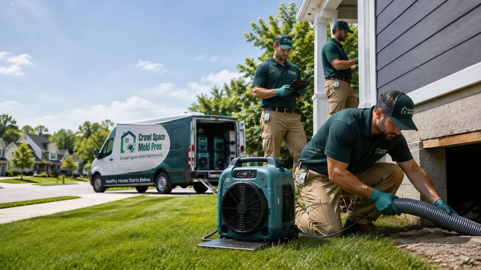 Crawl Space Mold Removal in Rothbury, MI